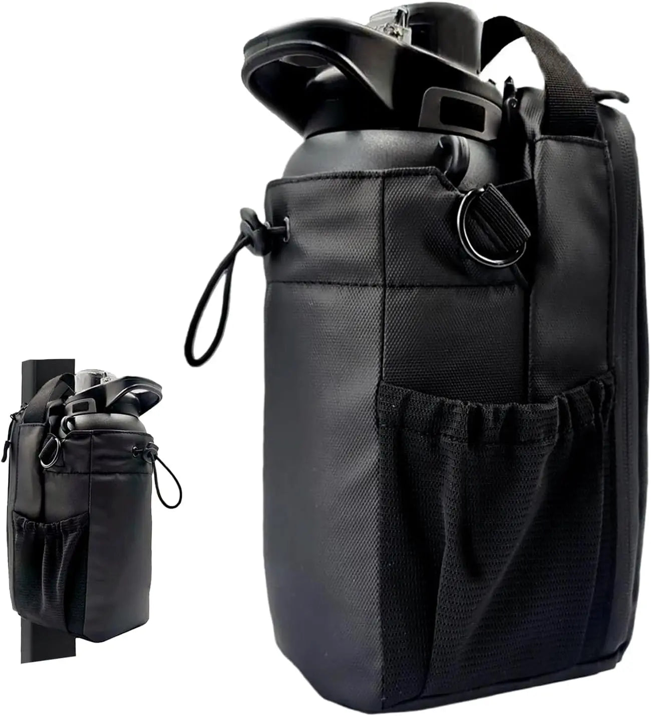 HOT!!! Magnetic Gym Cycling Water Bottle Bag -Unisex Magnetic Gym mountain Bag, Holds Gym Water Bottles with Strap, 9.84" Tall